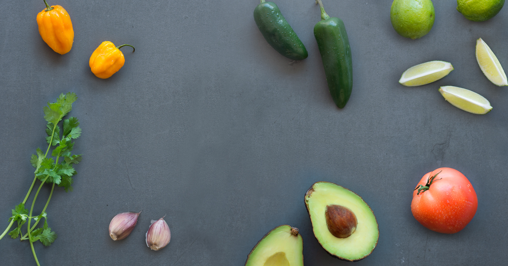 Arrière-plan - Fruits et légumes, aliments frais